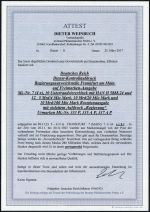 Deutsches Reich Dienst Regierung Frankfurt, FFM 10 HAN u.a., Brief