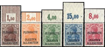 1920, Allenstein, II-VI OR Punkt, **