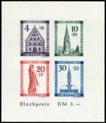 Französische Zone Allgemeine Ausgabe, 1-57 u.a., **