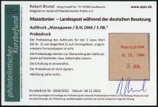 Deutsche Besetzung II. WK Mazedonien, 1-8 u.a.