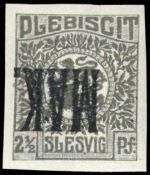 1920, Deutsches Abstimmgeb. Schleswig, 1-14 P2 Spezial