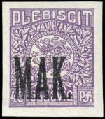 1920, Deutsches Abstimmgeb. Schleswig, 1-14 P2 Spezial