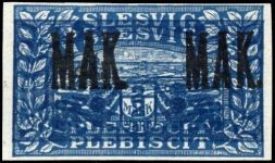 1920, Deutsches Abstimmgeb. Schleswig, 1-14 P2 Spezial