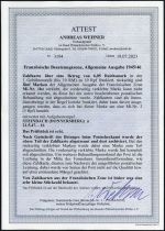 1945, Französische Zone Allgemeine Ausgabe, 1 (5) + 3 ZA