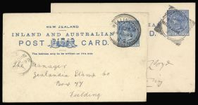 1890, Neuseeland, P 7 (2), Brief