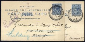 1890, Neuseeland, P 7 (2), Brief