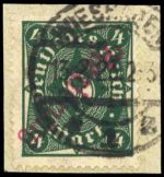 1923, Deutsches Reich Dienst Regierung Wiesbaden, WIE 3 II b K, ...