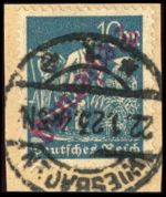 1923, Deutsches Reich Dienst Regierung Wiesbaden, WIE 10 II b K, ...