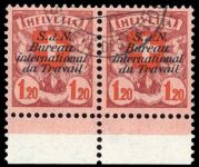 1924, Schweiz Internationale Arbeitsamt BIT, 22 x I, cto