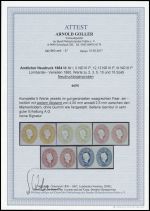 1884, Österreich Lombardei Venetien, I-III + 12-13 ND III (4) ...