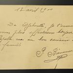 1900, Äthiopien, Brief