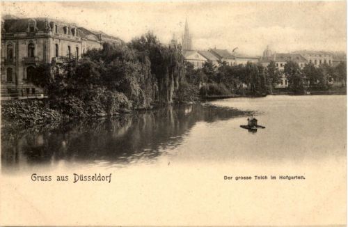 Gruss aus Düsseldorf Der grosse Teich