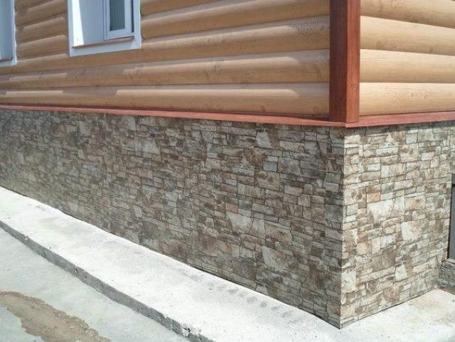 Цоколь из панелей Цоколь из панелей