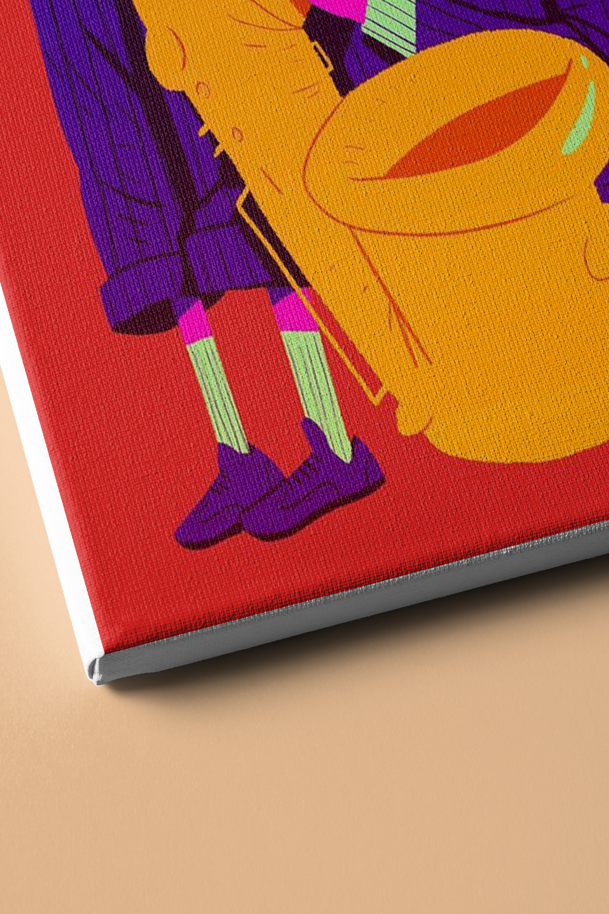 Sayılarla Boyama Seti Çerçeveli Kasnaklı Renkli Müzisyen Adam - Görsel 3