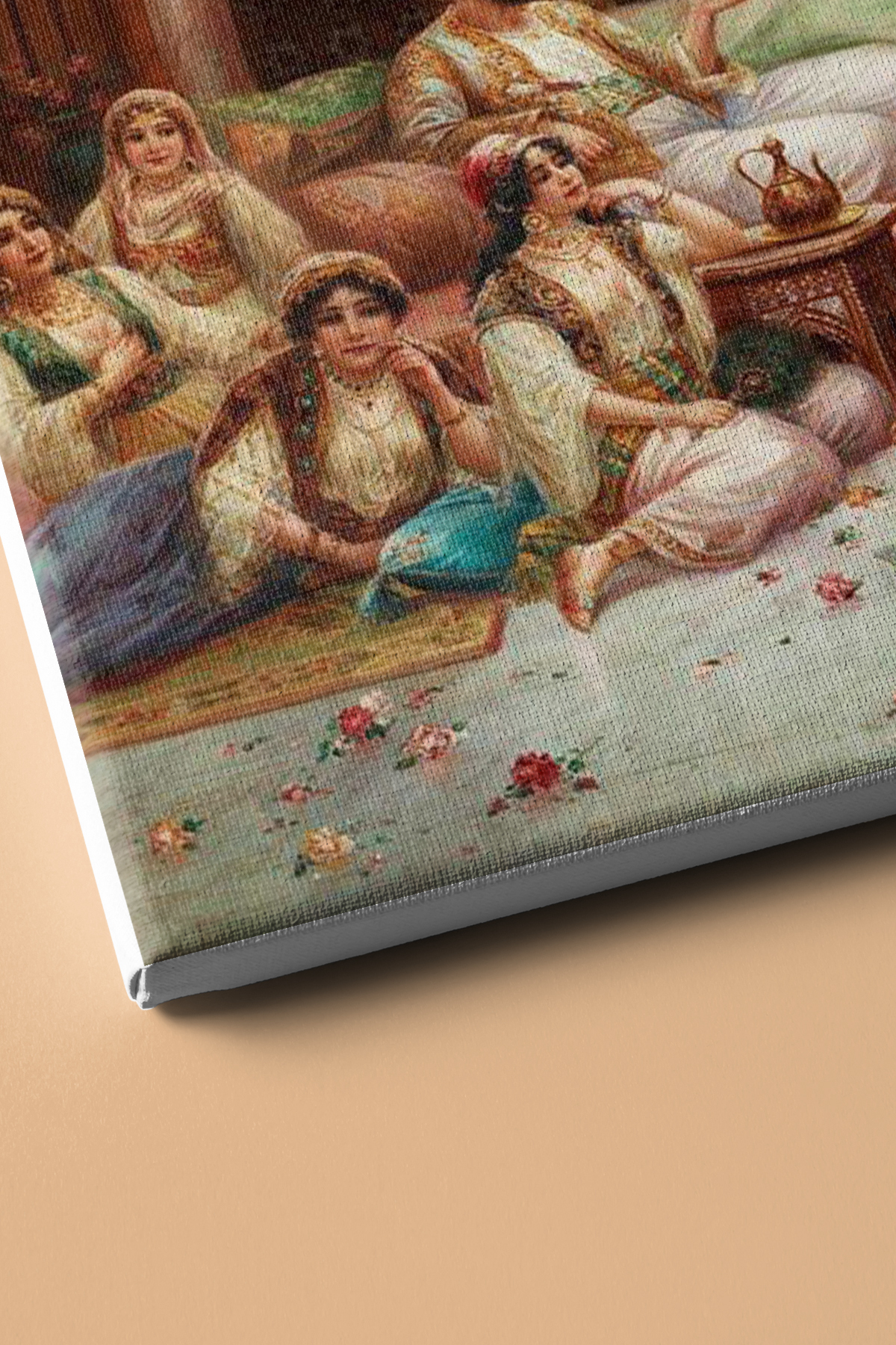 Sayılarla Boyama Seti Çerçeveli Kasnaklı Akşam Sefası - Görsel 3