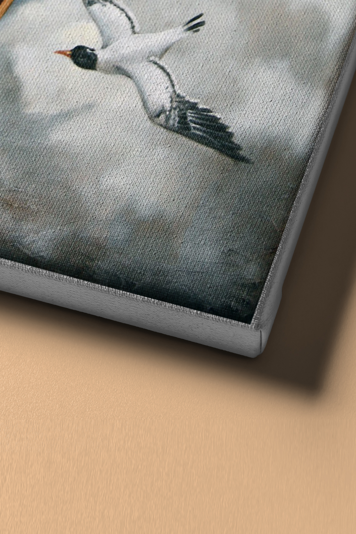 Sayılarla Boyama Seti Çerçeveli Kasnaklı Renkli Bulutların Üzerindeki Kız - Görsel 4