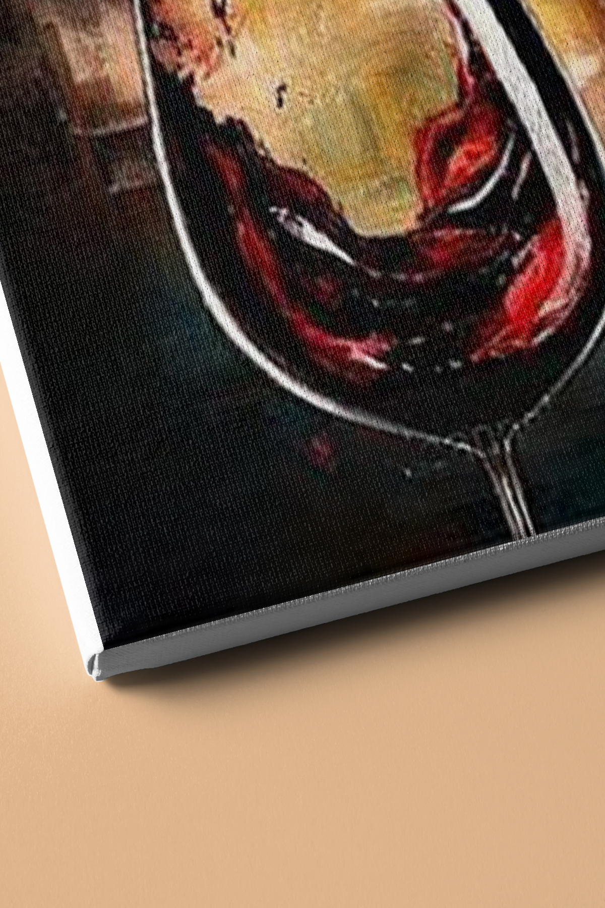 Sayılarla Boyama Seti Çerçeveli Kasnaklı Şarap Ve Zaman - Görsel 3