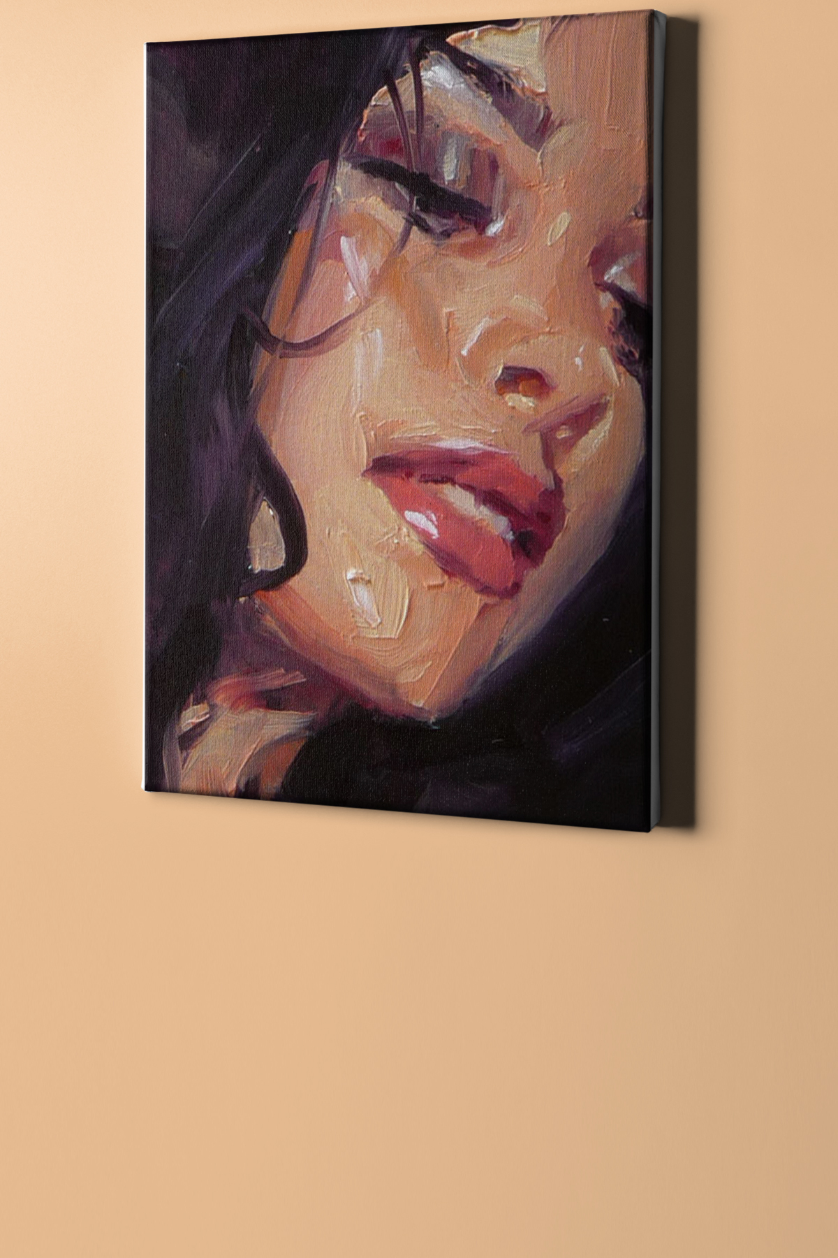 Sayılarla Boyama Seti Çerçeveli Kasnaklı Güzel Kız 1 - Görsel 2