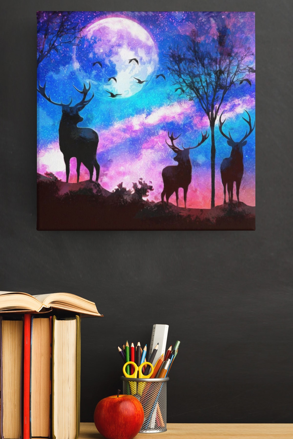 Sayılarla Boyama Seti Çerçeveli Kasnaklı 3 Dost