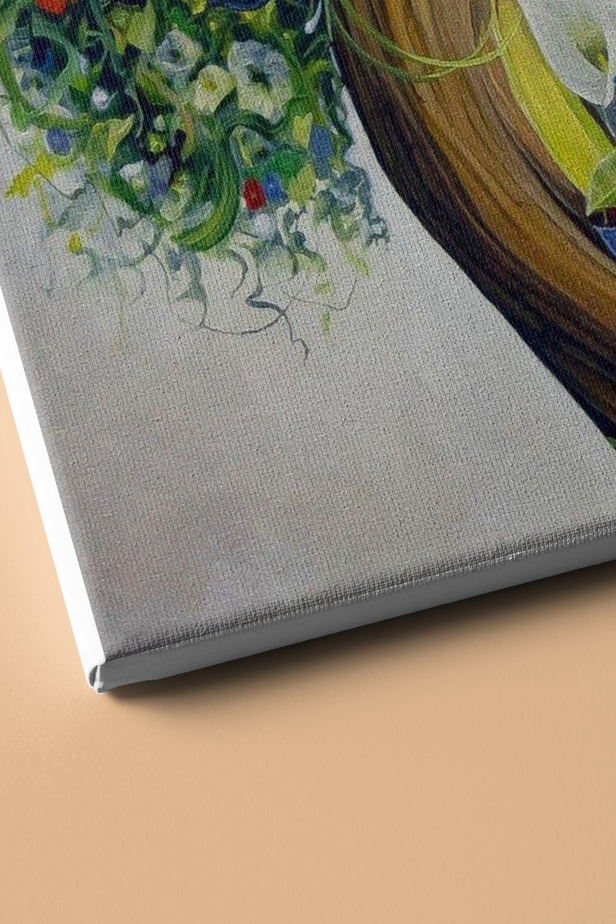 Sayılarla Boyama Seti Çerçeveli Kasnaklı Doğa Ana 2 - Görsel 3