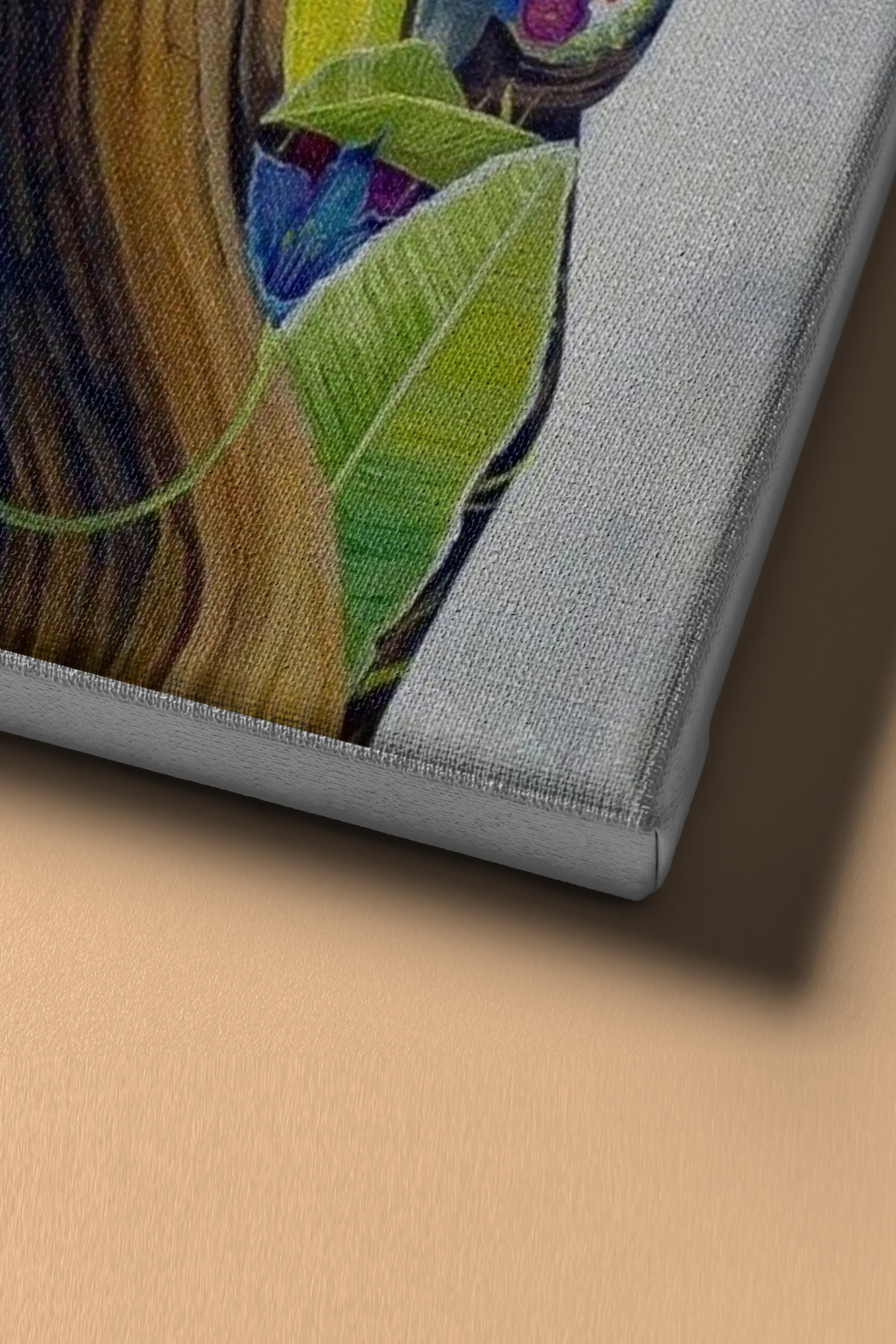 Sayılarla Boyama Seti Çerçeveli Kasnaklı Doğa Ana 2 - Görsel 4