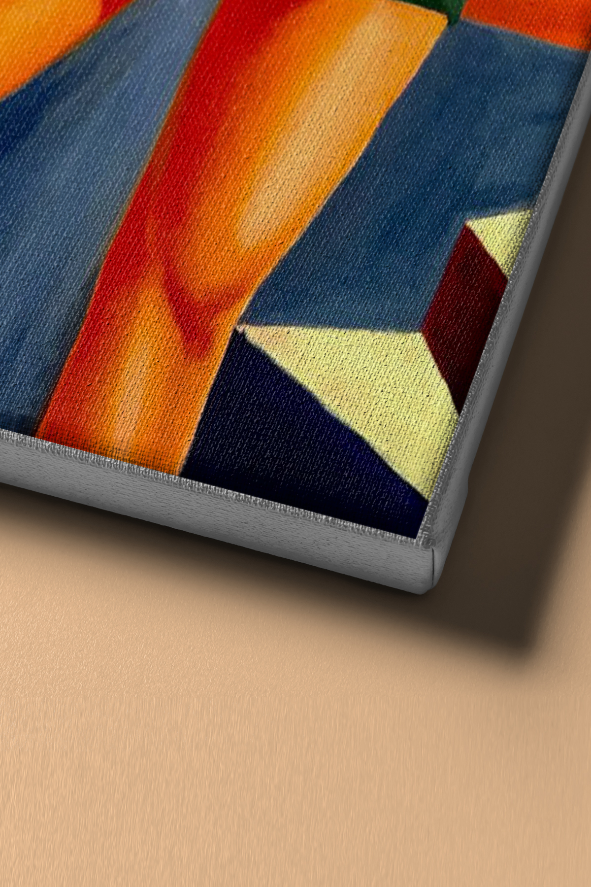 Sayılarla Boyama Seti Çerçeveli Kasnaklı Renkli Sokaktaki Kadın - Görsel 4