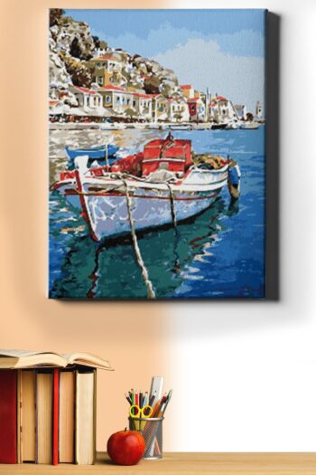 Sayılarla Boyama Seti Kasnaklı Ege Kıyıları