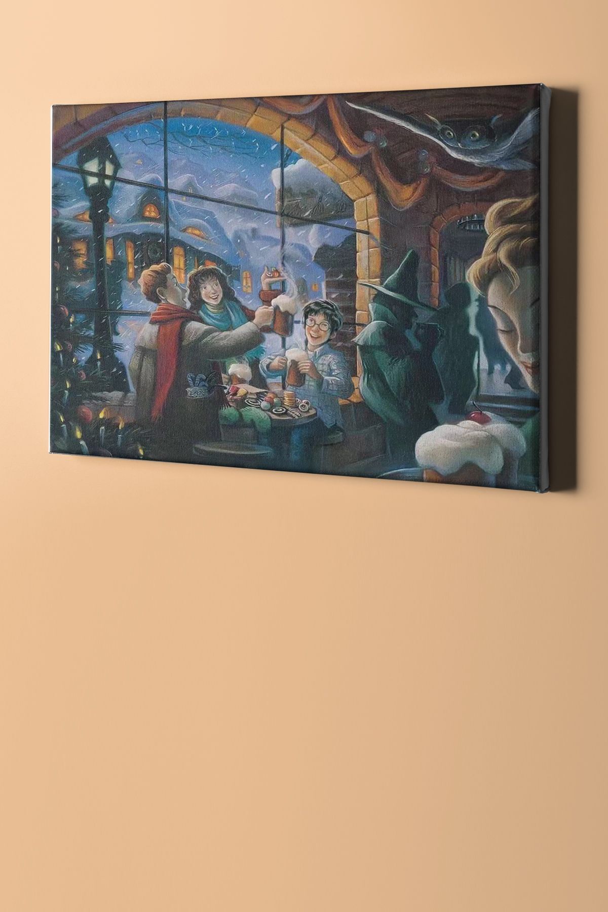 Sayılarla Boyama Seti Kasnaklı Harry Potter Ve Kış - Görsel 2