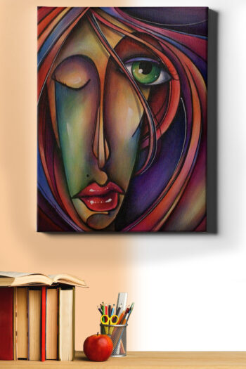 Sayılarla Boyama Seti Kasnaklı Çizgi Kadın