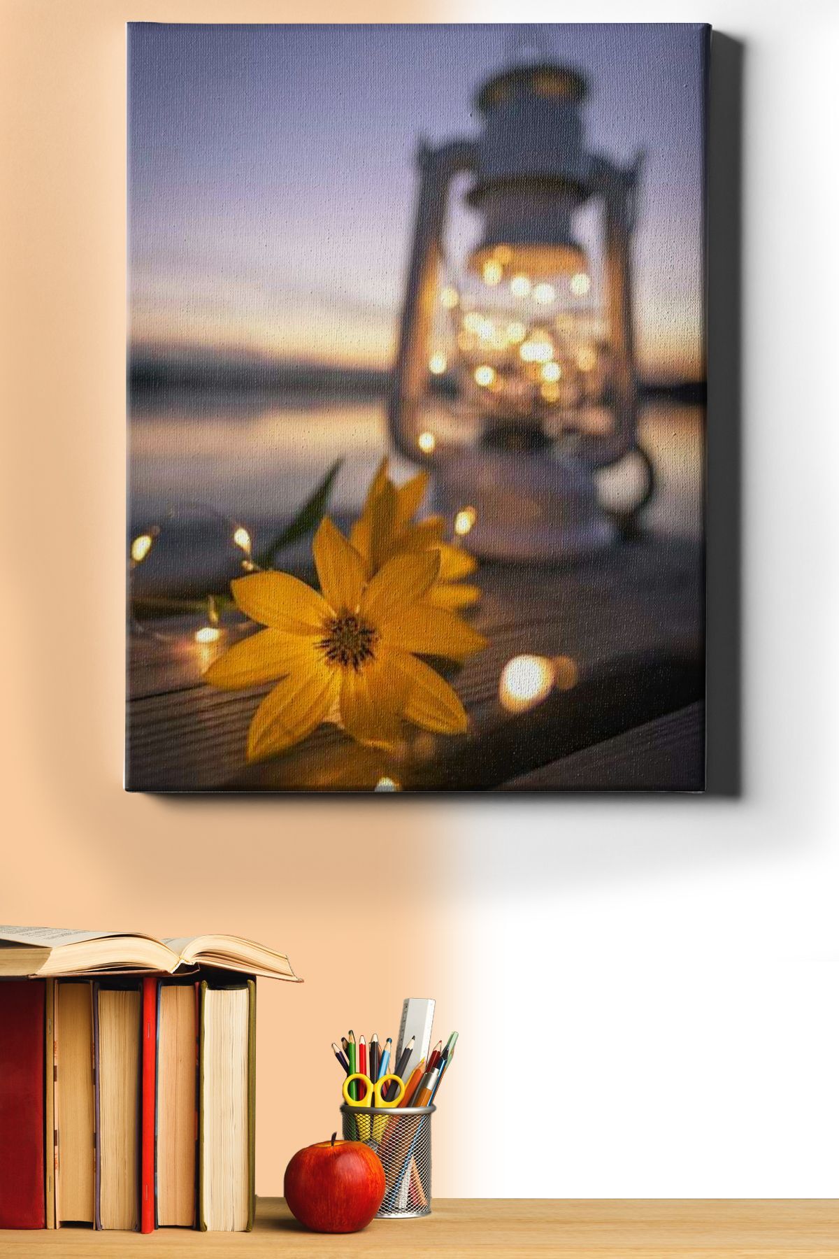 Sayılarla Boyama Seti Kasnaklı Çiçek ve Fener