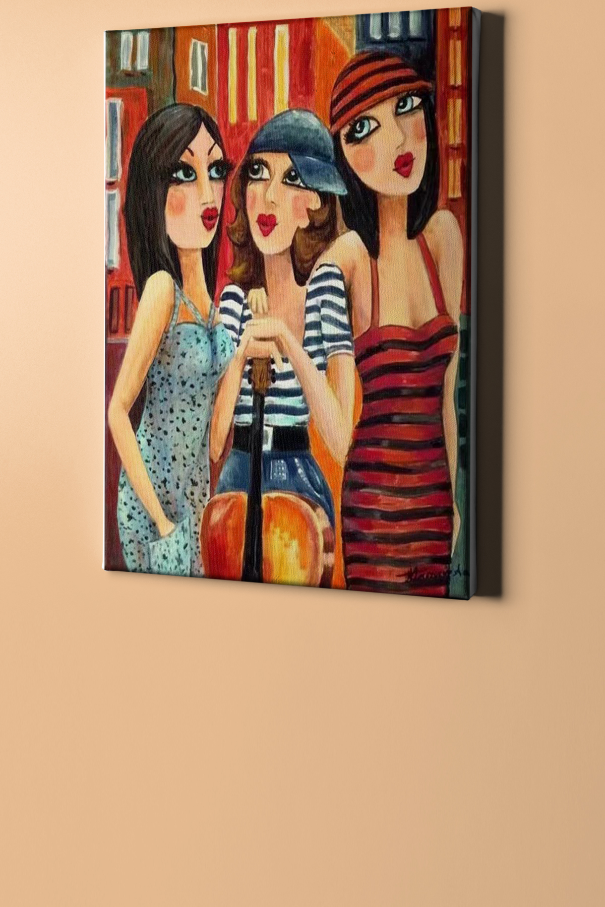 Sayılarla Boyama Seti Kasnaklı Kız Kardeşler - Görsel 2