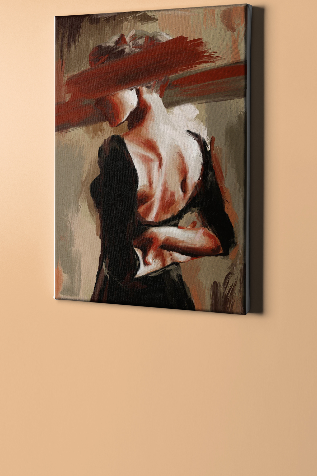 Sayılarla Boyama Seti Kasnaklı Kadının Duruşu - Görsel 2