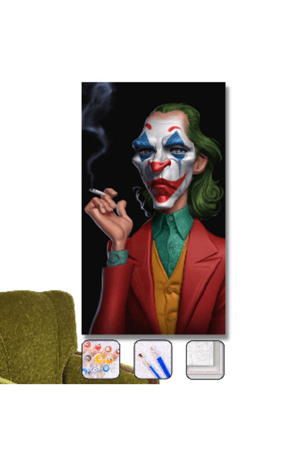Sayılarla Boyama Seti Kasnaklı Sevimli Joker - Görsel 2