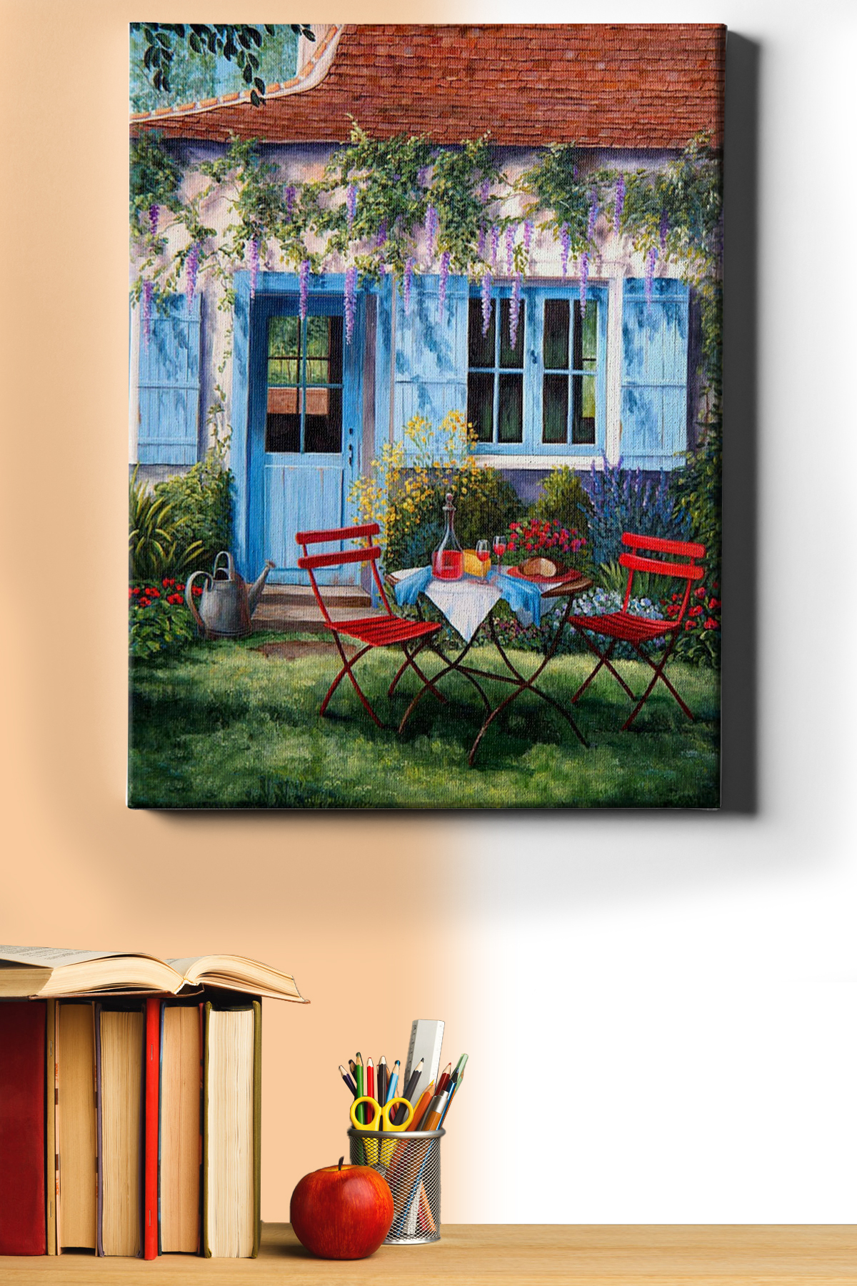 Sayılarla Boyama Seti Kasnaklı Sakin Bahçe