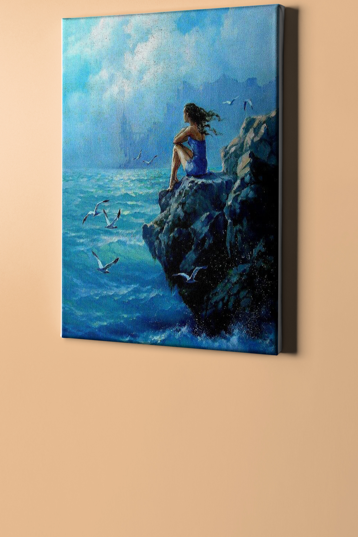 Sayılarla Boyama Seti Kasnaklı Mavi Düş - Görsel 2