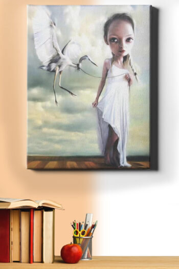 Sayılarla Boyama Seti Kasnaklı Leylek Terbiyecisi Tamamı Bitmiş Hali