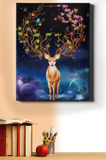 Sayılarla Boyama Seti Kasnaklı Ceylan Bahçesi Yakın Çekim