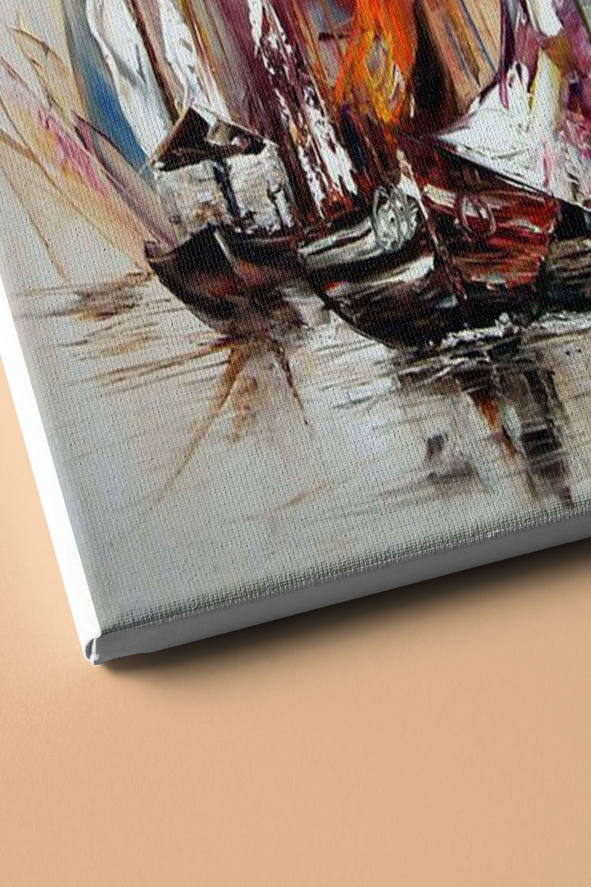 Sayılarla Boyama Seti Kasnaklı Renkli Yelkenliler - Görsel 3