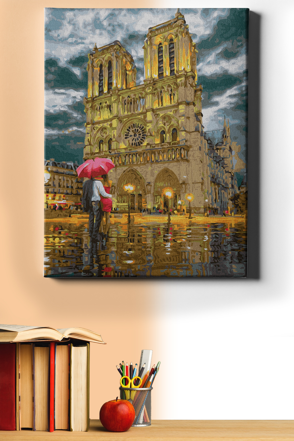 Sayılarla Boyama Seti Kasnaklı Aşk Ile Yürü