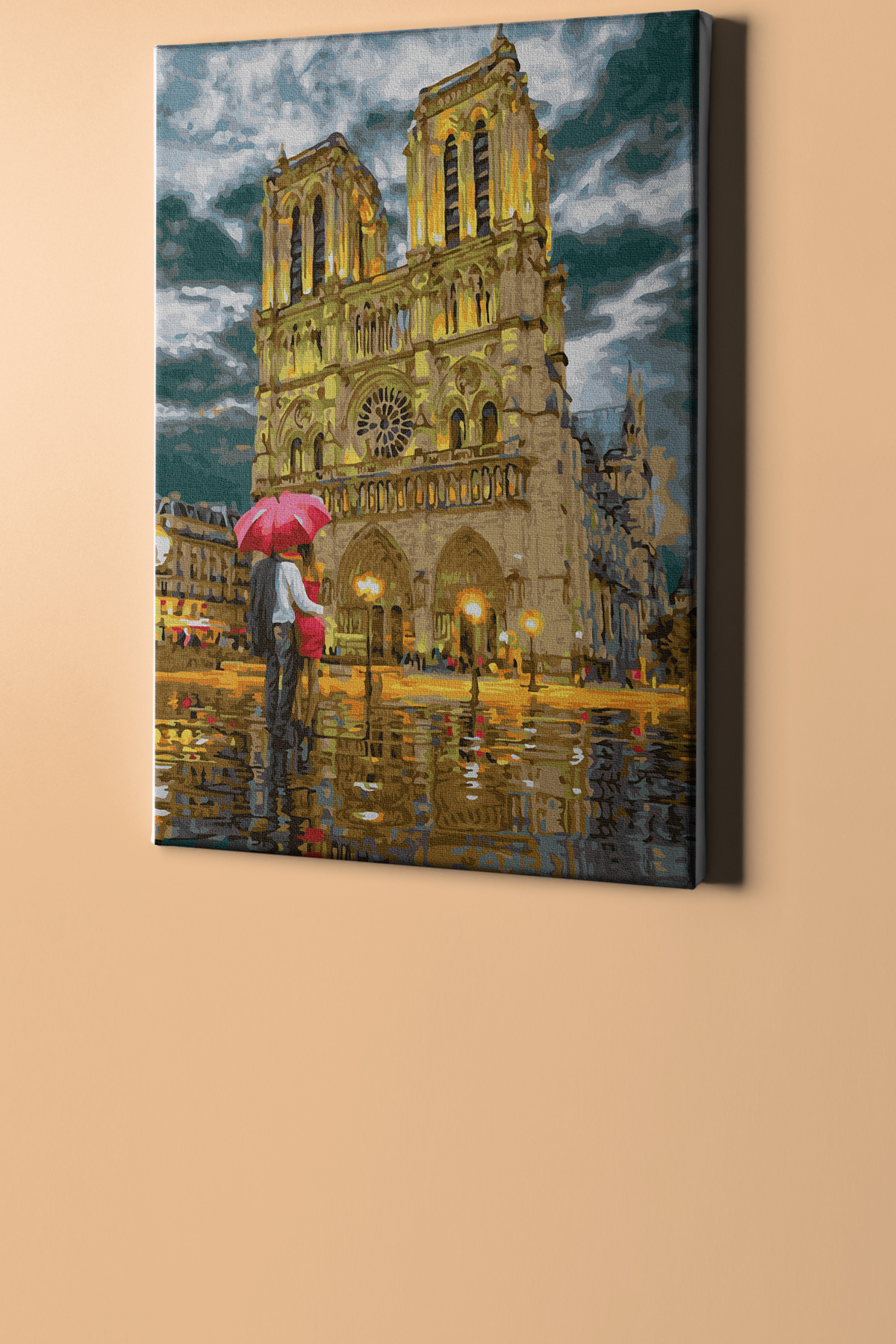 Sayılarla Boyama Seti Kasnaklı Aşk Ile Yürü - Görsel 2