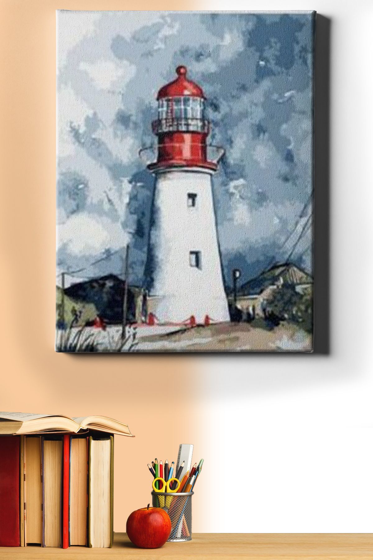 Sayılarla Boyama Seti Kasnaklı Deniz Feneri