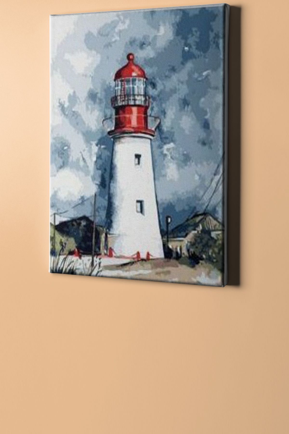 Sayılarla Boyama Seti Kasnaklı Deniz Feneri - Görsel 2