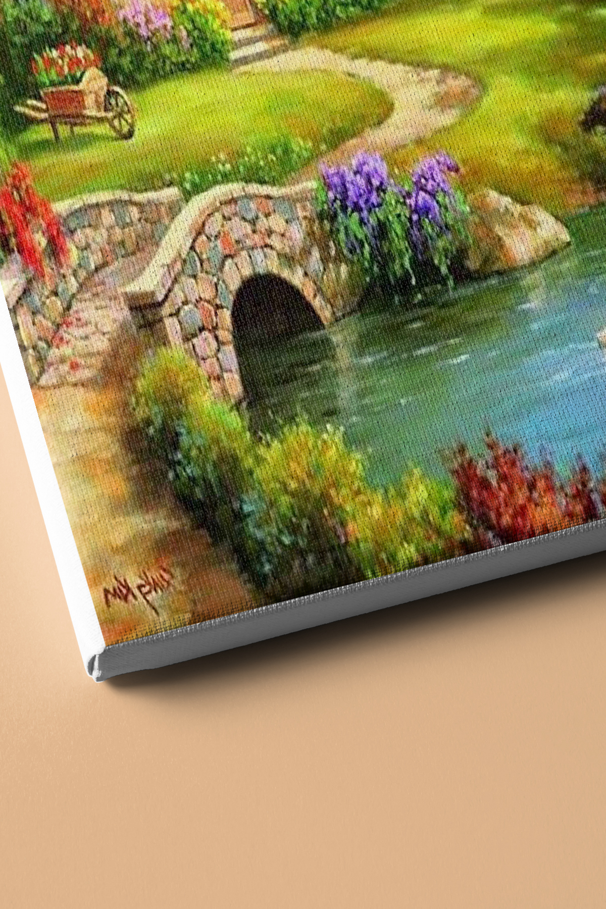 Sayılarla Boyama Seti Kasnaklı Kır Evi - Görsel 3