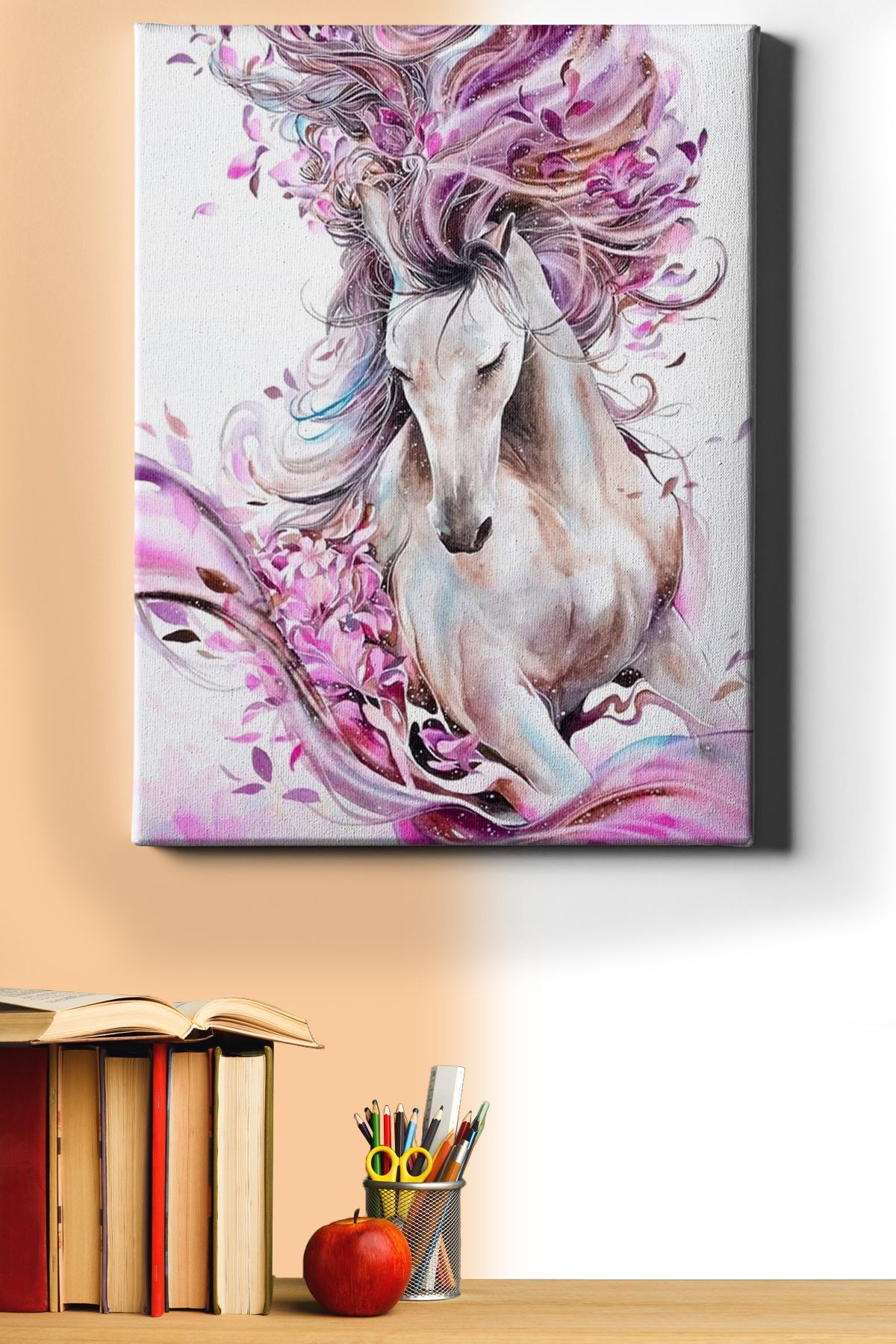 Sayılarla Boyama Seti Kasnaklı Mor Yele