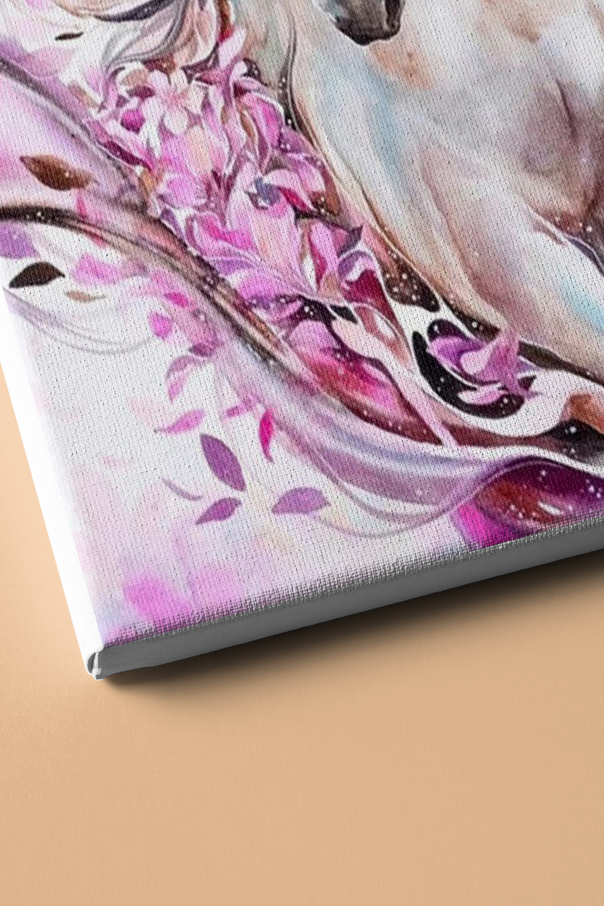 Sayılarla Boyama Seti Kasnaklı Mor Yele - Görsel 3