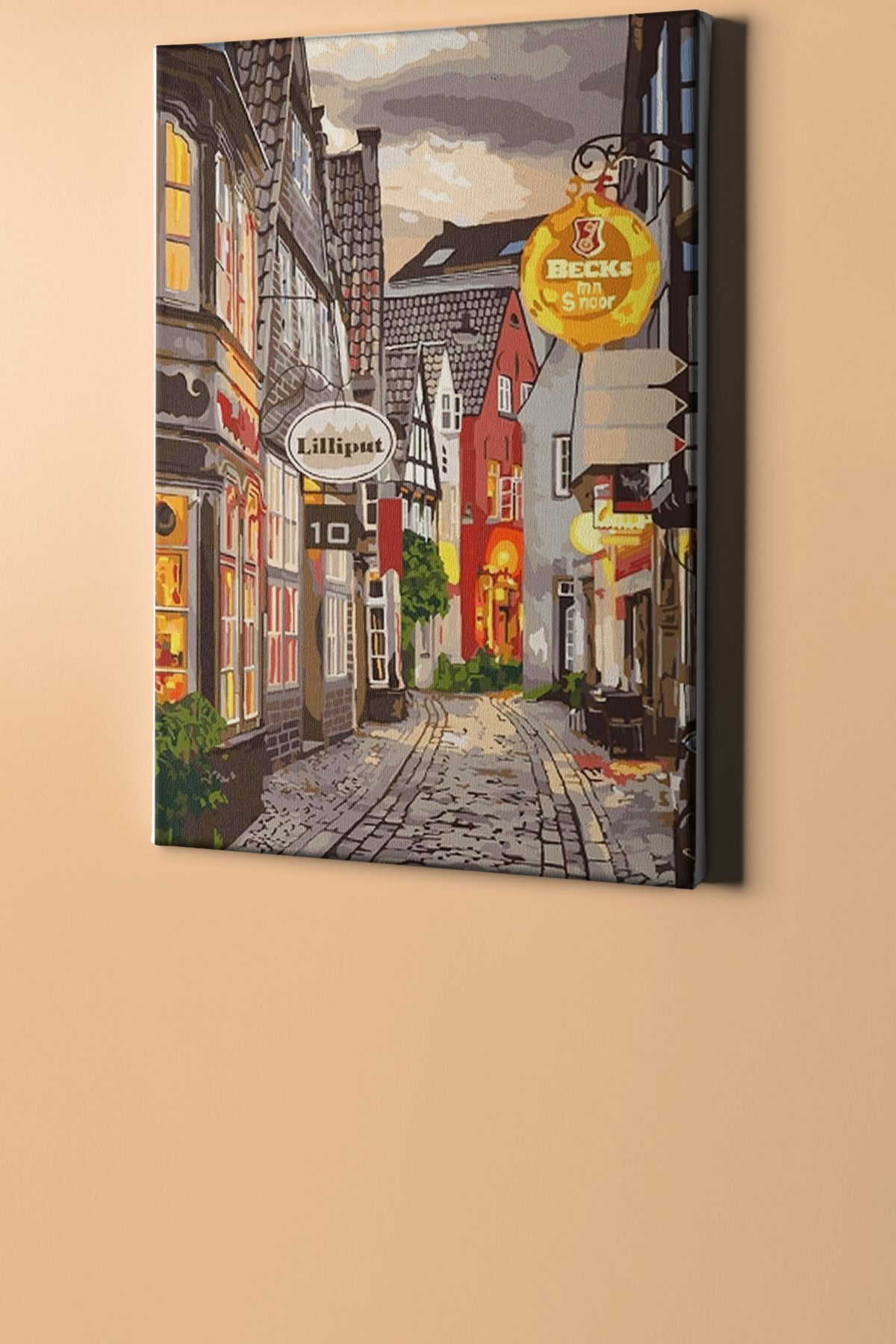 Sayılarla Boyama Seti Kasnaklı Masal Sokağı - Görsel 2