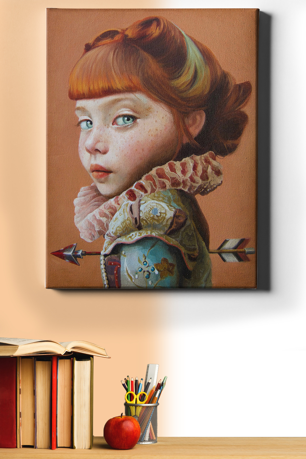 Sayılarla Boyama Seti Kasnaklı Küçük Kız