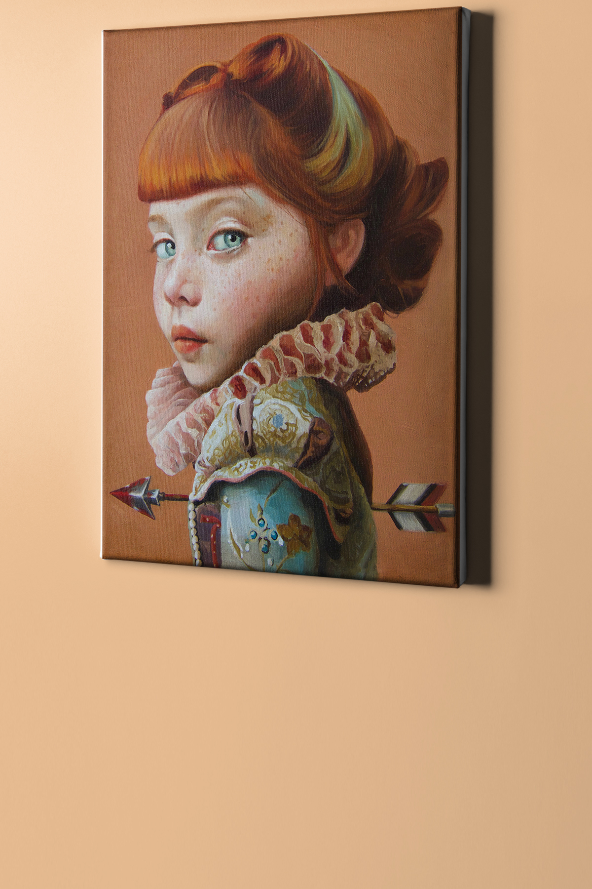 Sayılarla Boyama Seti Kasnaklı Küçük Kız - Görsel 2