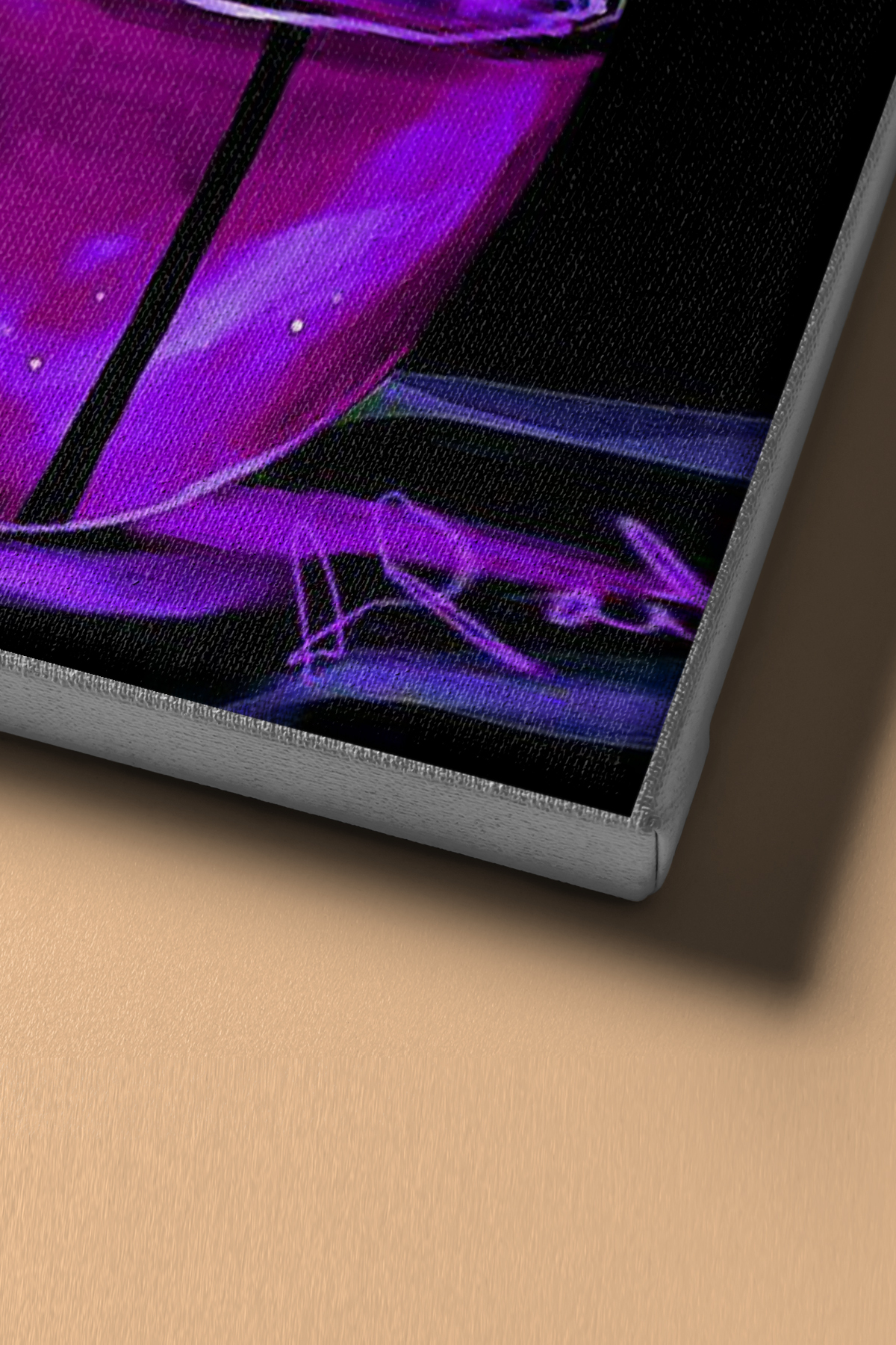 Sayılarla Boyama Seti Kasnaklı Mor Ve Çiçek - Görsel 4