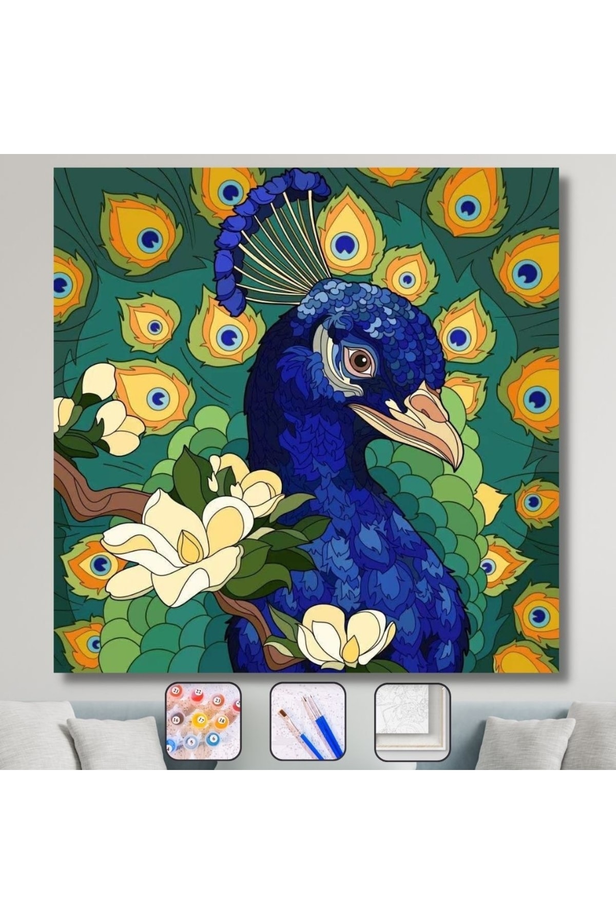 Sayılarla Boyama Seti Kasnaklı Renklerde Saklı